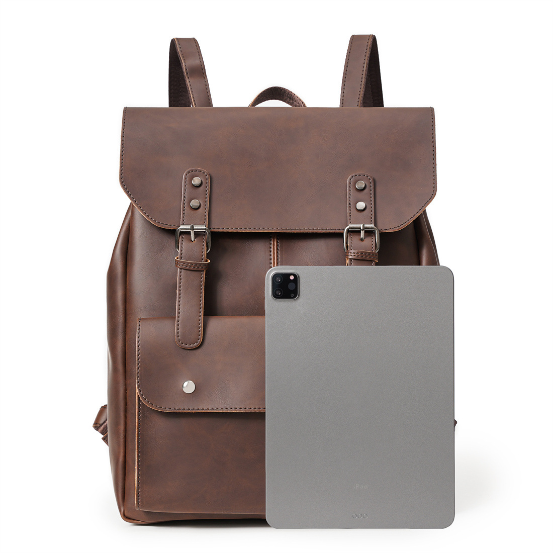 حقيبة ظهر جلدية رجالية عتيقة،  - مراجعة Leather Work Rucksack Mens وسعره