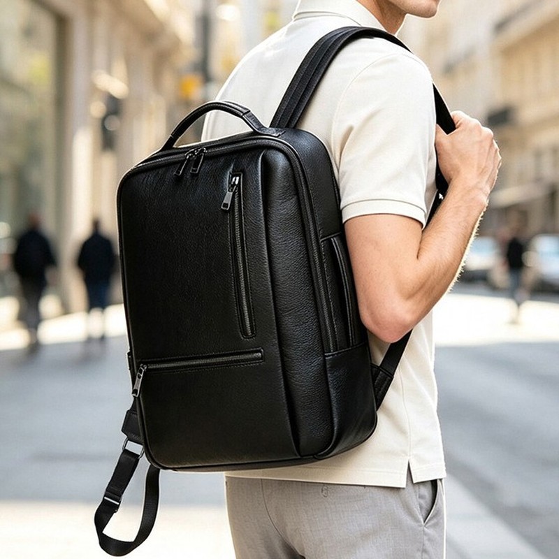حقيبة ظهر للرجال مصنوعة من جلد - مراجعة Leather Work Rucksack Mens وسعره
