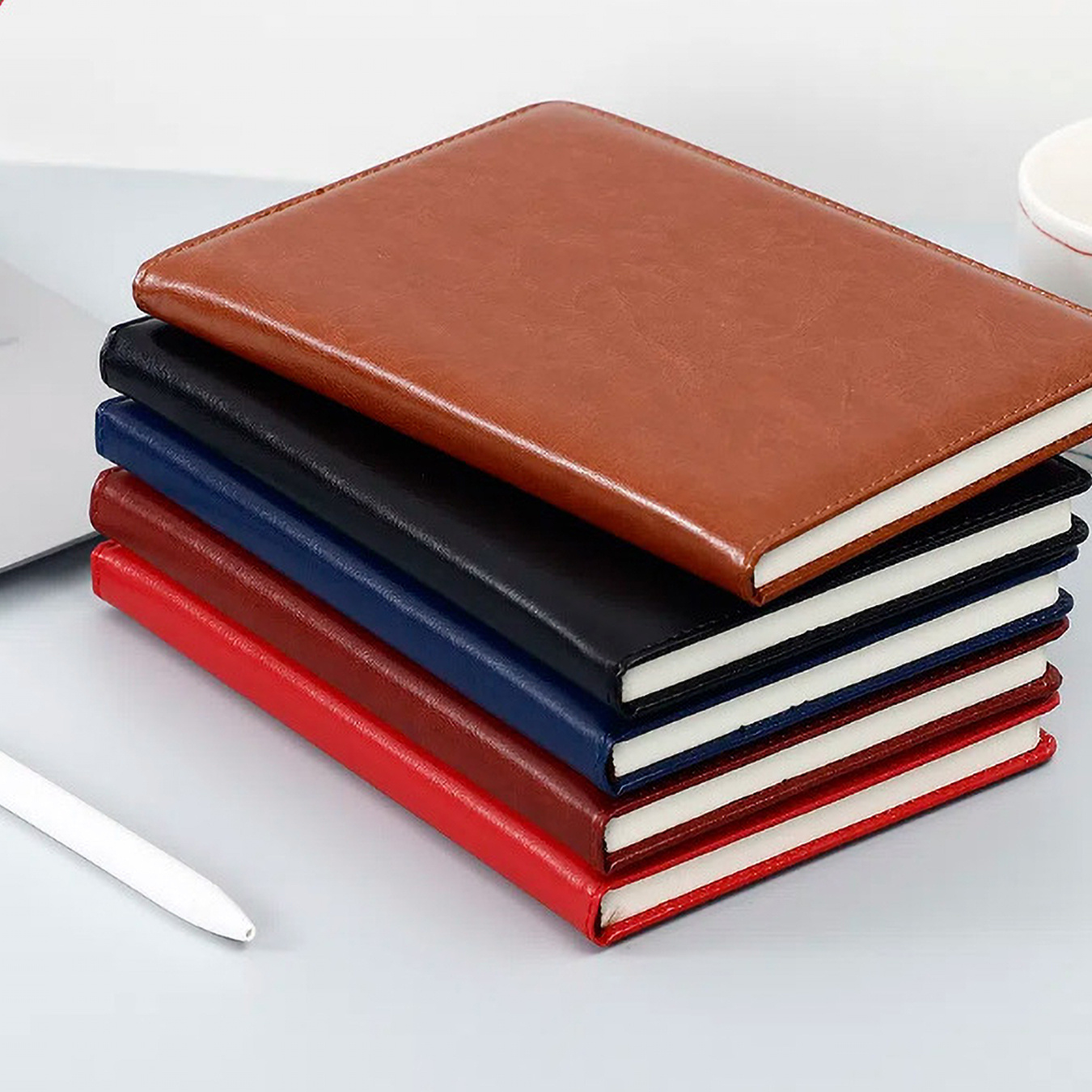 دفتر يوميات من الجلد الصناعي ب - مراجعة Leather Work Diary Covers وسعره
