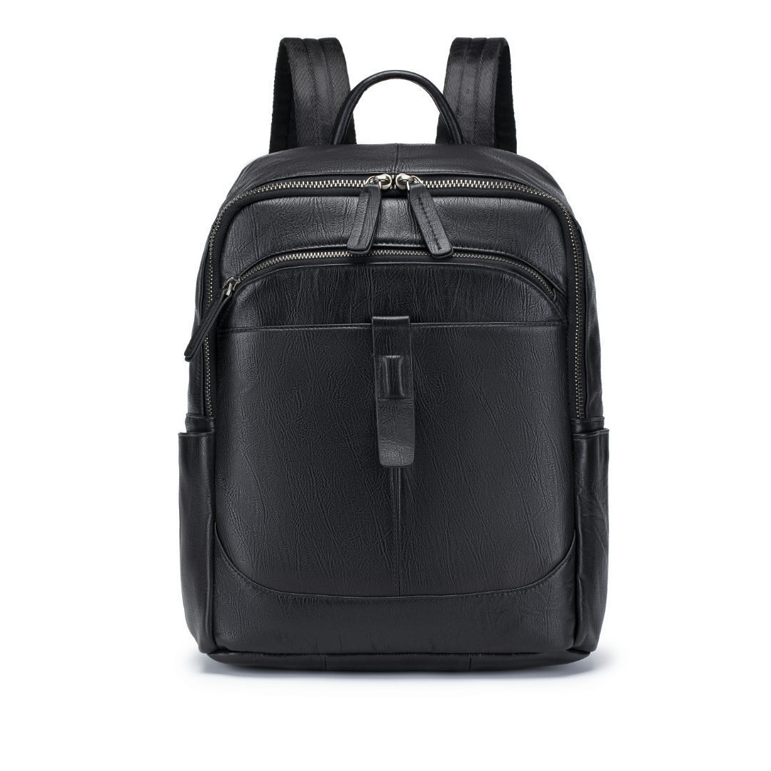 حقيبة ظهر رجالية سوداء من الجل - مراجعة Leather Work Rucksack Mens وسعره