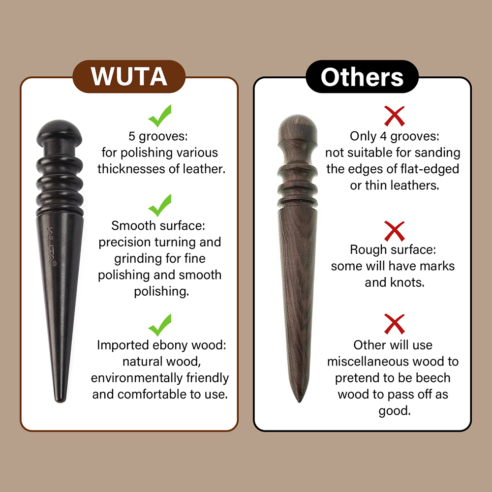 WUTA 1 قطعة برو الجلود حافة ال - مراجعة Rivet Setter Tool وسعره